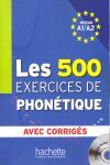 EXERCICES PHONETIQUE 500+CORRIG A1/A2