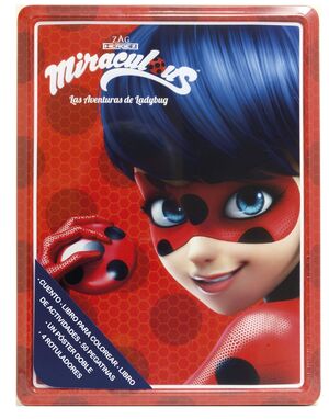 MIRACULOUS.LADYBUG.CAJA METALICA