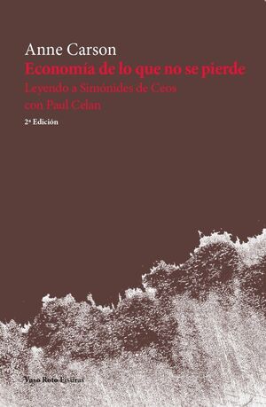 ECONOMIA DE LO QUE NO SE PIERDE - NE