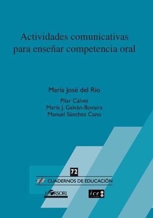 CE 72 ACTIVIDADES COMUNICATIVAS PARA ENSEÑAR COMPETENCIA ORAL
