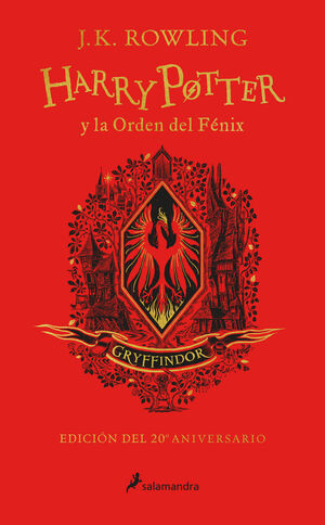 HARRY POTTER Y LA ORDEN DEL FENIX (EDICION GRYFFINDOR DEL 20º ANI