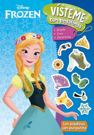 VISTEME CON PEGATINAS FROZEN