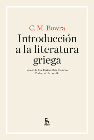 INTRODUCCIÓN A LA LITERATURA GRIEGA