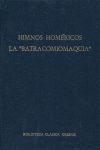 HIMNOS HOMERICOS BATRACOMIOMAQUIA