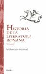 HISTORIA DE LA LITERATURA ROMANA VOLUMEN I