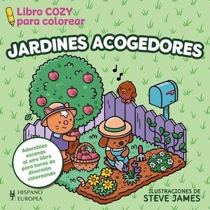 JARDINES ACOGEDORES. LIBRO COLOREAR