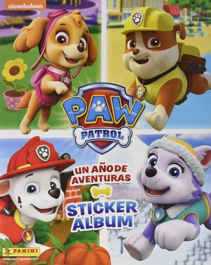 BLISTER ALBUM Y 15 SOBRES PAW PATROL 2