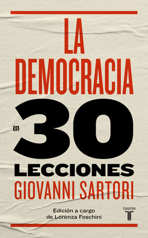 DEMOCRACIA EN TREINTA LECCIONES,LA