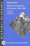 Hª DE EUROPA. Hª ECONOMICA DE EUROPA 1500-1800