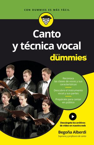 CANTO Y TECNICA VOCAL PARA DUMMIES