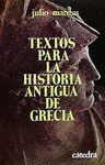 TEXTOS PARA LA HISTORIA ANTIGUA DE GRECIA