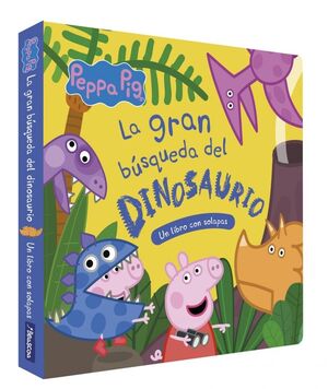 PEPPA PIG CARTON SOLAPAS. DINOSAURIO