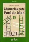 MEMORIAS PARA PAUL DE MAN