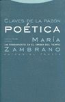 CLAVES DE LA RAZON POETICA DE MARIA ZAMBRANO