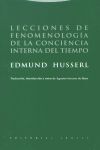LECCIONES DE FENOMENOLOGIA CONCIENCIA INTERNA DEL