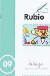 CUADERNOS ESCRITURA 09. DIBUJO. RUBIO