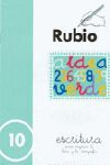 CUADERNOS ESCRITURA 10. RUBIO