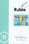 CUADERNOS ESCRITURA 11. RUBIO
