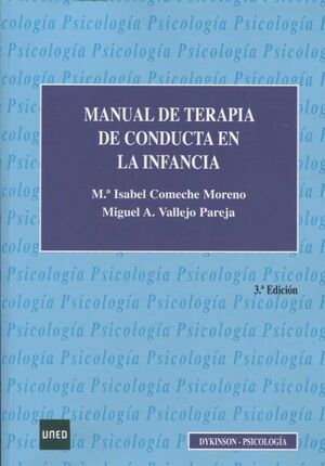 #MANUAL DE TERAPIA DE CONDUCTA EN LA INFANCIA 3'ED