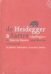 DE HEIDEGGER A SARTRE