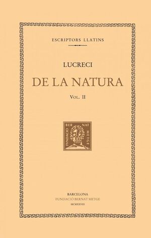 DE LA NATURA, VOL II