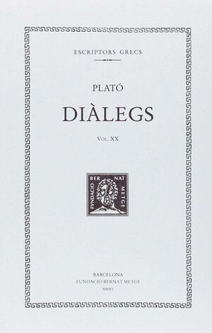 DIÀLEGS, VOL. XX: LES LLEIS (LLIBRES IV-