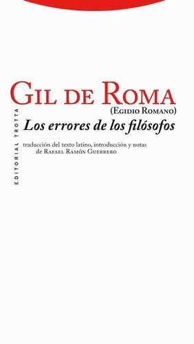 ERRORES DE LOS FILOSOFOS,LOS