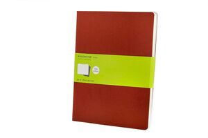 LIBRETAS CAHIER ROJO ARANDANO XL LISAS (SET DE 3)