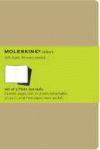 LIBRETAS CAHIER MARRON KRAFT P LISAS (SET DE 3)