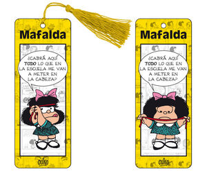 MARCAPAGINAS 3D MAFALDA - AMARILLO